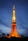 Tokyo tower at night, Japan