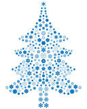 Christmas tree snowflakes