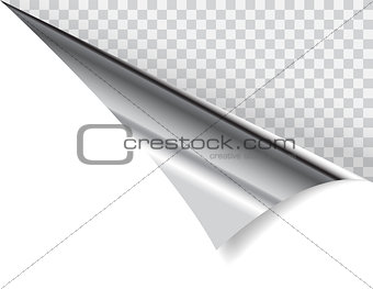 Shape of bent angle is free for filling. Vector Illustration.