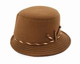 brown woman's hat 