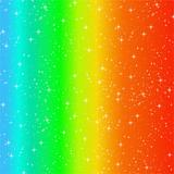 Rainbow of sparkles