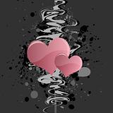 Grungy Heart Background