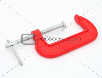 red c-clamp
