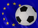 european banner and football