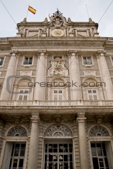 Main entrance into 'Palacio Real', Madrid