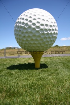 Giant golf ball