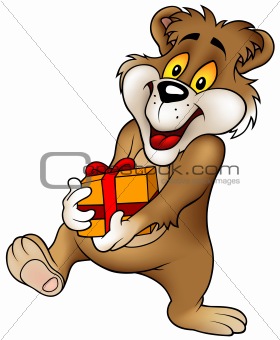 Sweet Bear and Gift