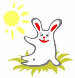 cheerful rabbit