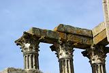 Columns of Roman temple .