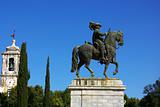 Statue of Portuguese king .