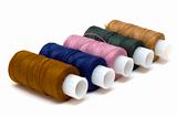 coils of colour thread