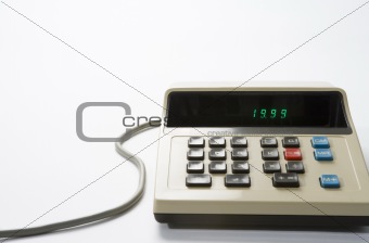 Retro Style Desk Calculator
