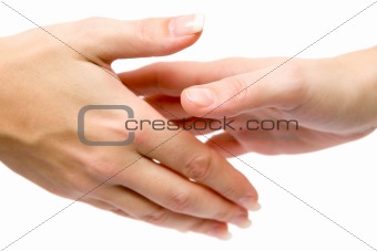 Women Shaking Hands