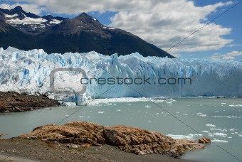 The Perito Moreno Glacier in Patagonia, Argentina.