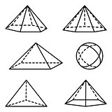 Geometric pyramidal forms