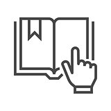 Book with Hand
