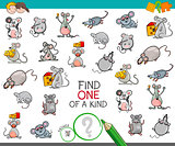 find one of a kind with mouse characters