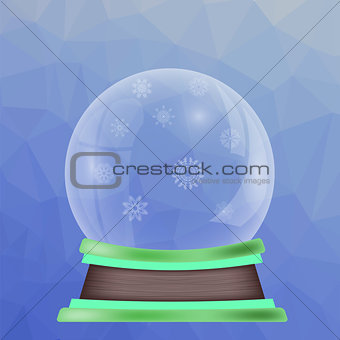 Empty Snow Globe