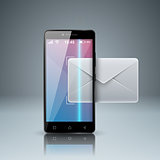 Digital gadget, smartphone tablet icon. Mail, email icon. Busine