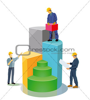 Building performance balance sheet, illustration