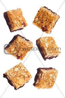 Protein cereal energy mini bars nuts chocolate