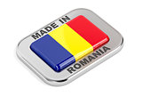 Made in Romania shiny badge