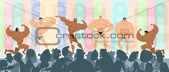 Competition among the bodybuilders