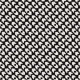 Hand drawn black and white ink abstract seamless pattern. Vector stylish texture. Monochrome geometric shappes paint brush lines