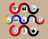 set of technology icons