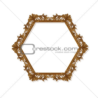 carved frame for picture or photo