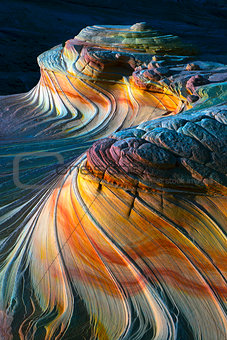The Wave North Coyote Buttes has this Upper Second rock formation North Coyote Buttes in the Paria Canyon Vermilion Cliffs Wilderness of the Colorado Plateau Arizona