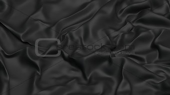 3D Illustration Abstract Black Background Cloth