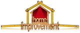 Home Improvement Symbol with Wooden Ruler