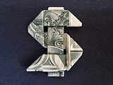 Money Origami Dollar Sign Cash