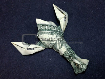 Money Origami Lobster Cash Dollar Art