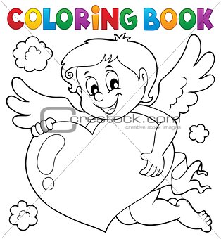 Coloring book Cupid topic 4