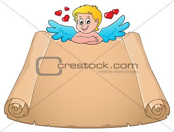 Cupid topic parchment 5