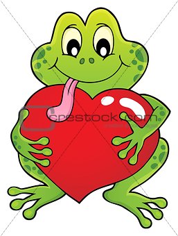 Valentine frog theme image 1