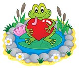 Valentine frog theme image 3