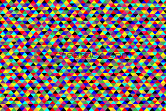 Colorful triangular background