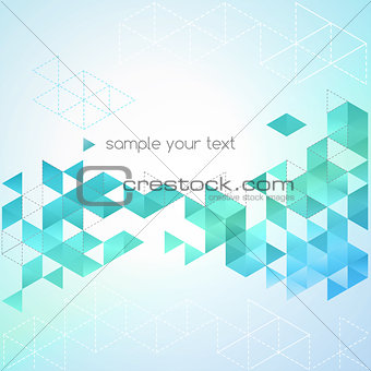 Abstract technology background in color