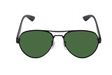 Black Sunglasses with Green Lens