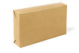 Box Wrapped With Brown Paper