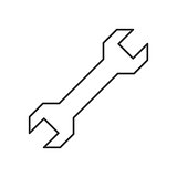 Wrench outline icon