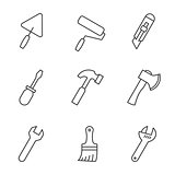 Tools outline icons