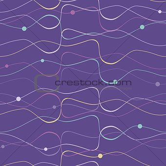 Vector seamless ultra violet pattern