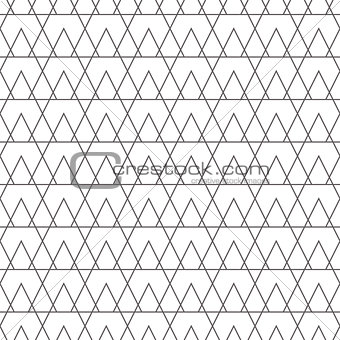 Line triangle tiny seamless vector pattern.