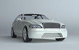 3d illustration of a luxury sports car