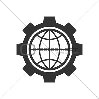 Global setting black icon