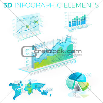 3D Infographic Elements